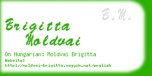 brigitta moldvai business card